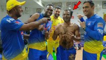 IPL 2019 : Birthday Boy Kedar Jadhav Gets Cake Shower | Oneindia Telugu