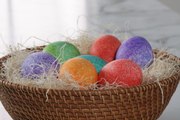 Rice Dyed Easter Eggs