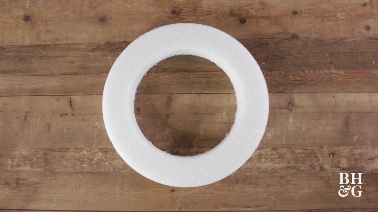 Candy Cane Wreath