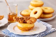 Corn Bread Donuts and Fried Chicken