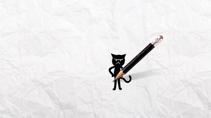 Le Chat Obtient Effrayé! - “Cat-Moi Si Tu Peux” Pencilmation Dessins animés de Plaisir en Famille