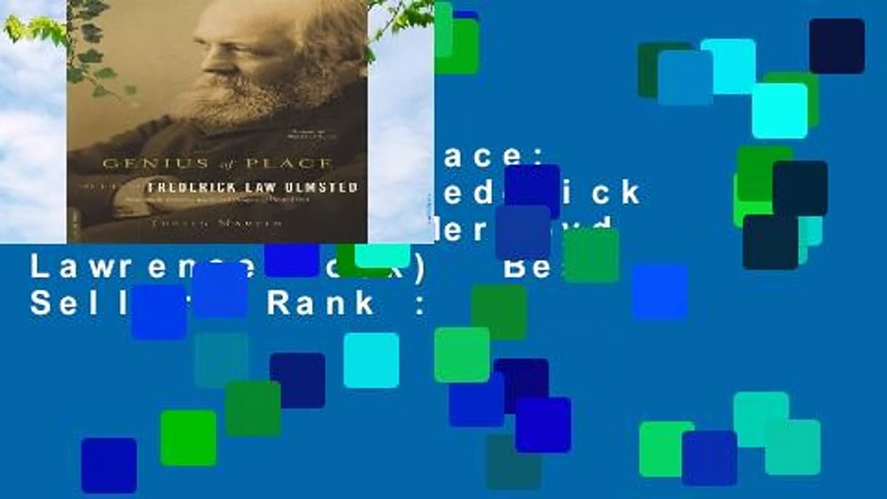Genius of Place: The Life of Frederick Law Olmsted (Merloyd Lawrence Book)  Best Sellers Rank : #5