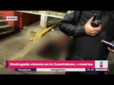Madrugada violenta en la alcaldía de Cuauhtémoc | Noticias con Yuriria Sierra
