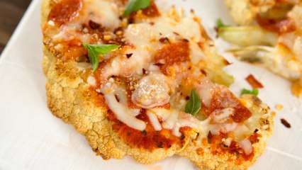 How to Make Cauliflower Pizza Steaks