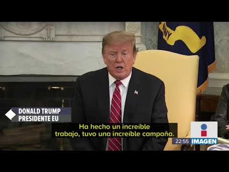 "Admiro al presidente Donald Trump": presidente...