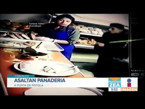 Asaltan panadería a punto de pistola en Coacalco, Estado de México | Noticias con Francisco Zea