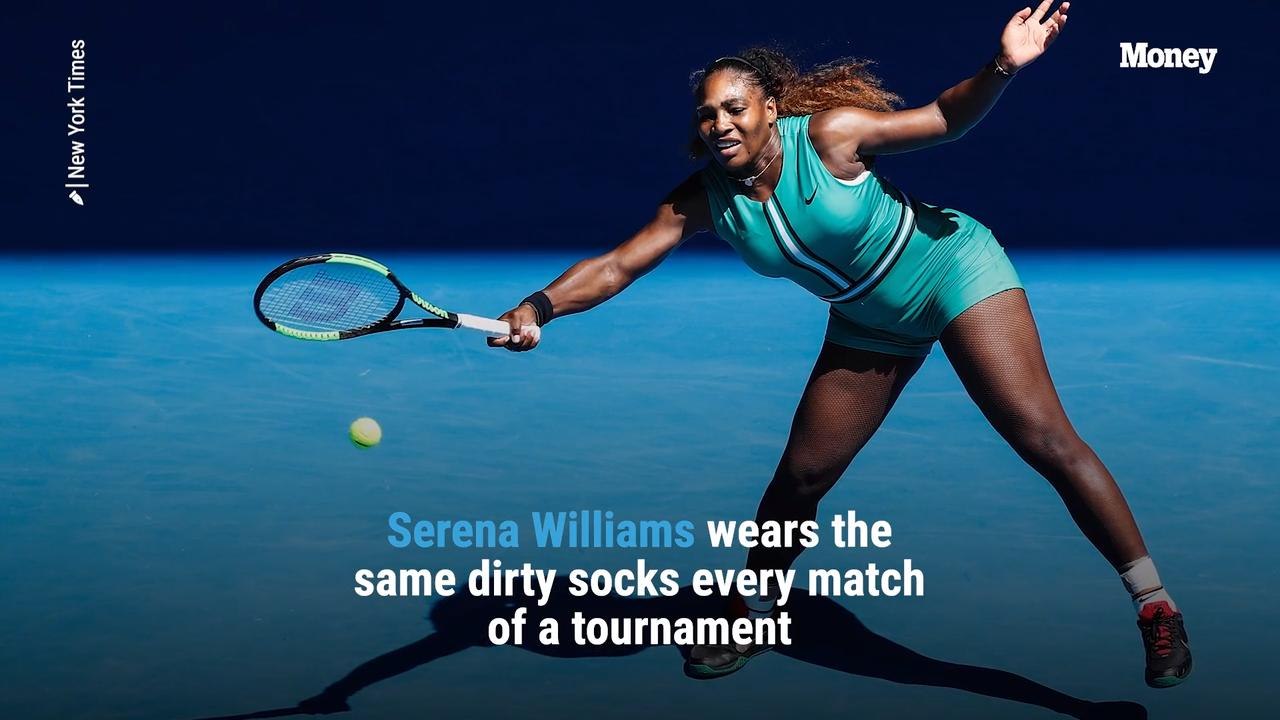 Serena Williams Wears the Same Dirty Socks for...