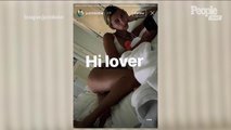 Justin Bieber Shares Photos of Wife Hailey Baldwin Lounging in Sexy Underwear: 'Hi Lover'