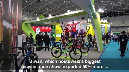 One of Asia's biggest bicycle trade shows opens in Taipei