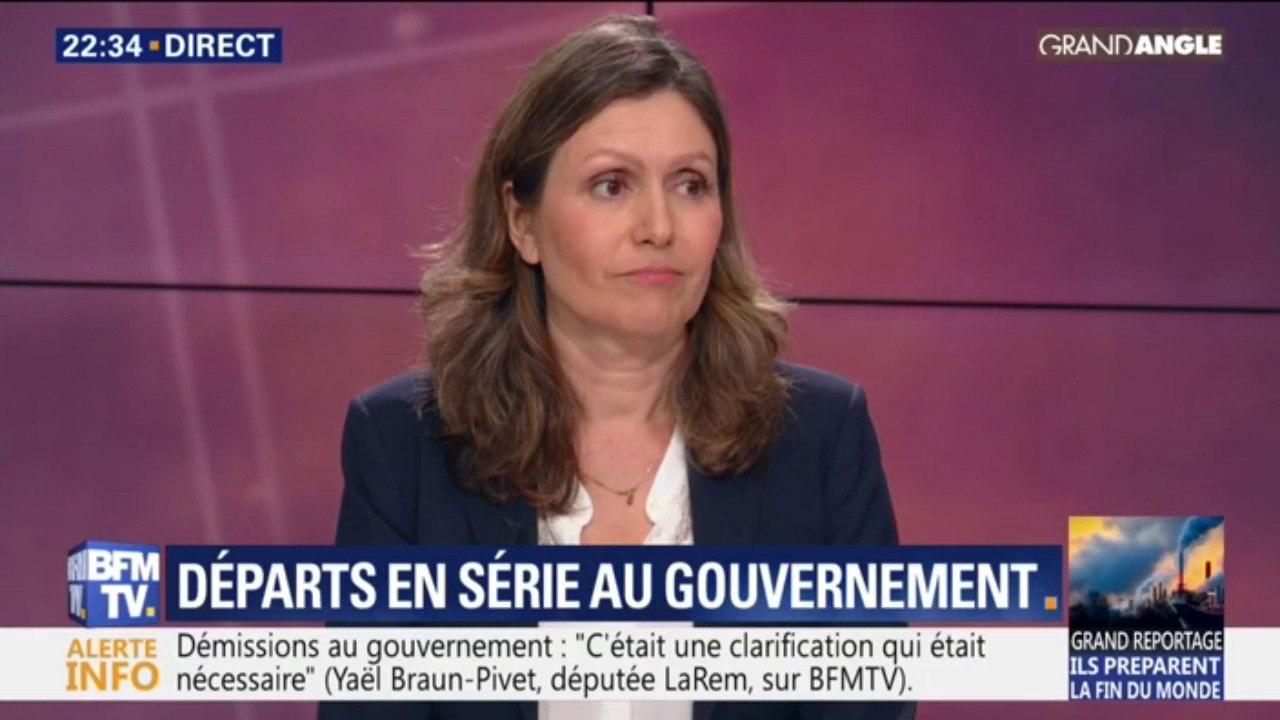 Démissions au gouvernement: la députée LaRem Yaël Braun-Pivet estime que "c'était une clarification nécessaire"