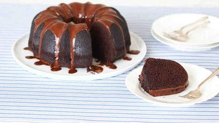 Glazed Chocolate Bundt Cake