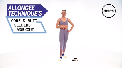 Allongee Technique's Core & Butt Sliders Workout