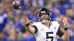 Blake Bortles Agrees to Terms on One-Year Deal With Rams