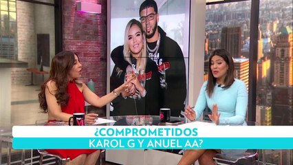 ¿Comprometidos Karol G y Anuel AA?
