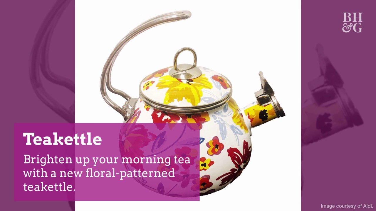 3 Pieces of Gorgeous Floral Cookware Are Coming to Aldi in April