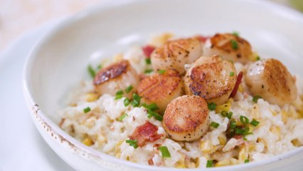 Creamy Rice with Scallops