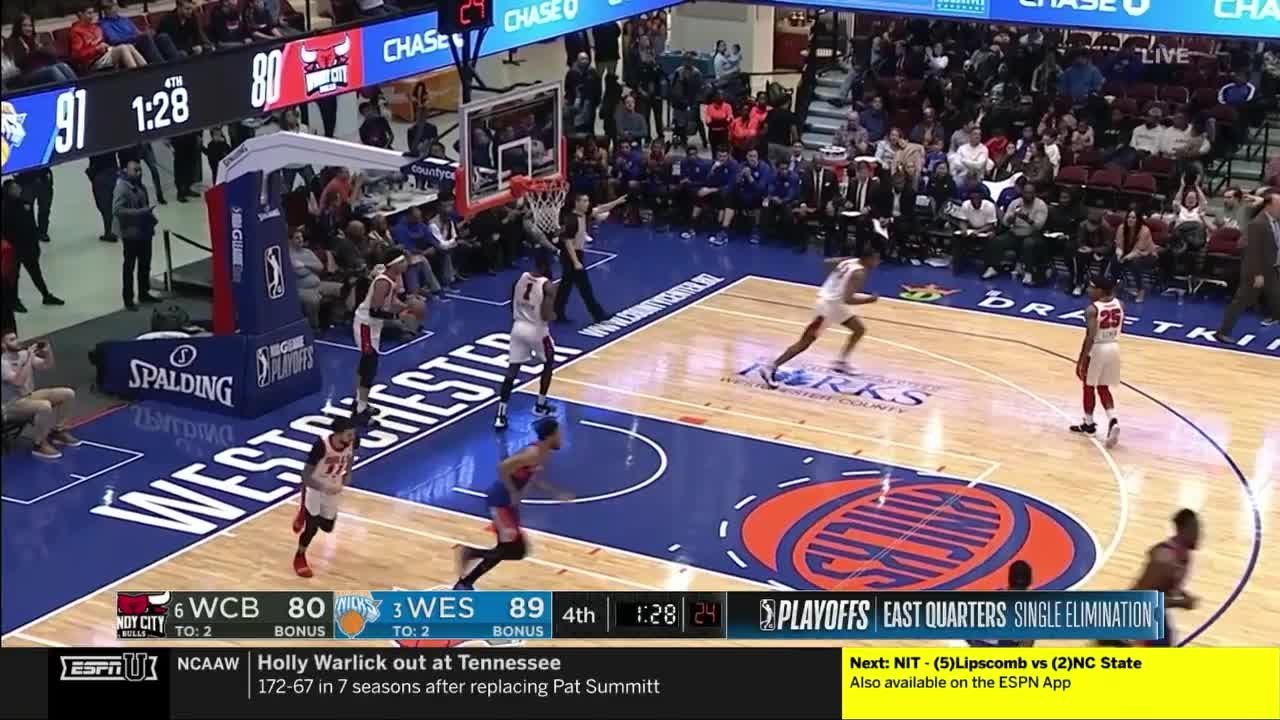 Jameel Warney Posts 20 points & 14 rebounds vs. Windy City Bulls