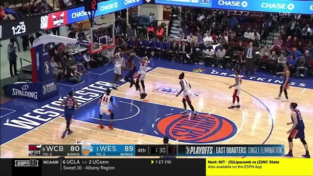 Billy Garrett Notched 20 PTS, 12 AST & 3 REB In Westchester Knicks Playoff Win