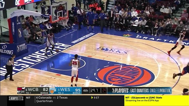 Zak Irvin Posted 19 PTS, 14 REB & 4 AST In Westcester Knicks Playoff Win