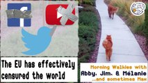 The EU effectively censors the world -Walkies with Abby