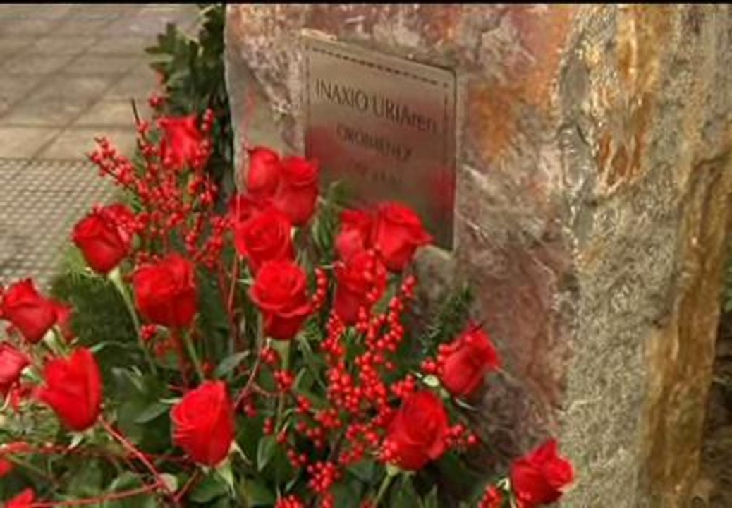 Homenaje a Inaxi Uría, asesinado por ETA
