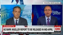 Attorney General Barr: Mueller report to be released in Mid-April. #AGBarr #MuellerProbe #JakeTapper #CNNSOTU #DonaldTrump #CNNSOTU