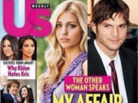 La amante de Kutcher no quiere saber nada