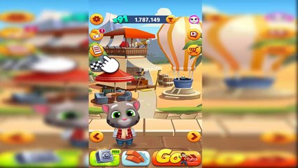Talking Tom Gold Run Mining Cart Ride New Update - Frosty Tom