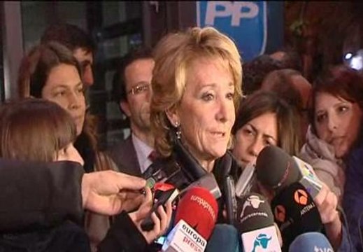 Aguirre justifica el cese de Granados en la necesidad de un nuevo impulso en el PP de Madrid