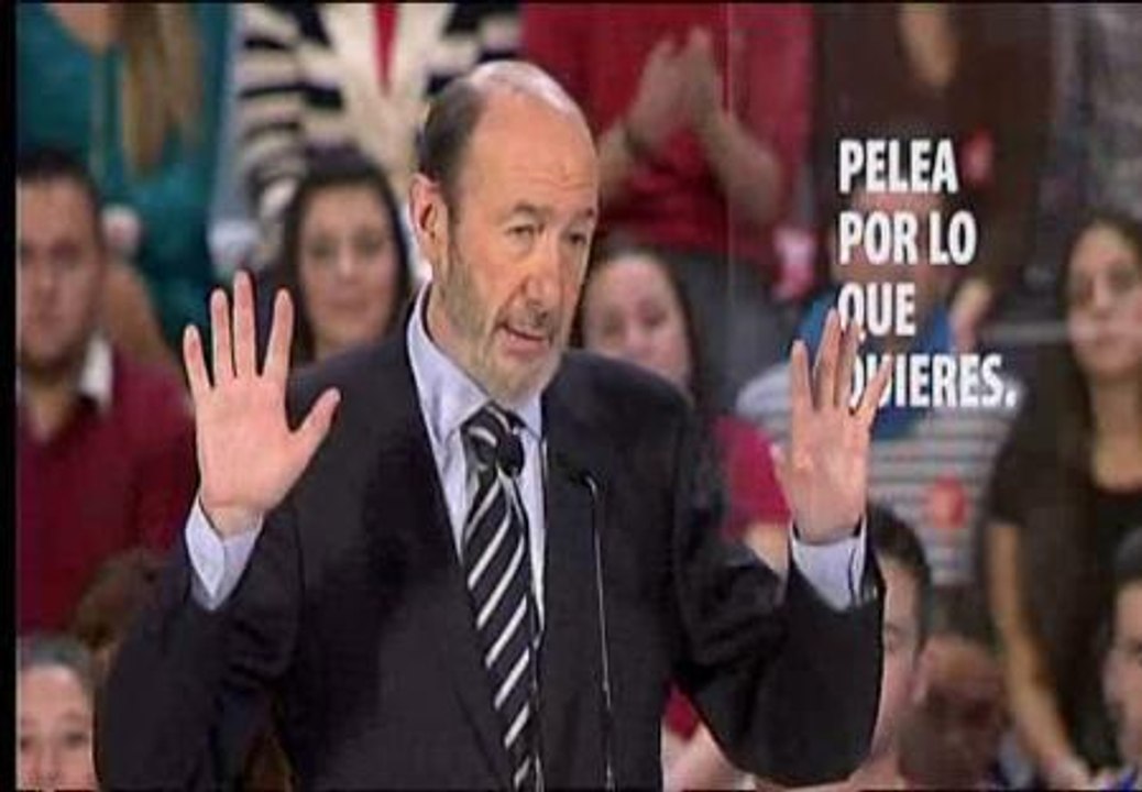 Rubalcaba: "Prefieren que la gente salga a la calle a que lo paren en las urnas"