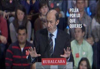 Rubalcaba reclama a los progresistas el &#039;voto útil&#039; para el PSOE