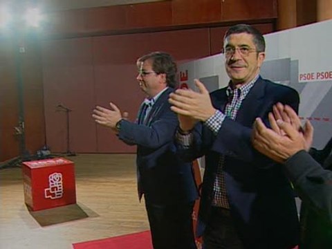 Patxi agradecido con Zapatero y Rubalcaba