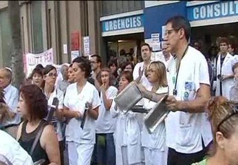 Huelga de médicos en Cataluña