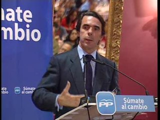 Aznar: "Rubalcaba actuó como intrépido reportero"