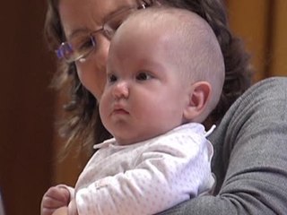 Primer feto operado de espina bífida con un parche