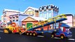 Camión de bomberos videos para niños - Super Camión REBOTES para GUARDAR el camión de bomberos - Camiones Super !