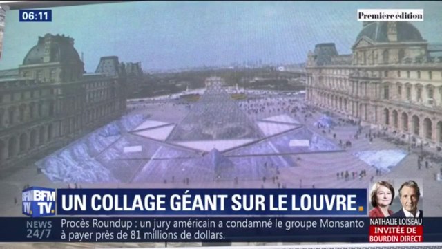 Pour ses 30 ans, la pyramide du Louvre a le droit à un collage monumental de l'artiste JR