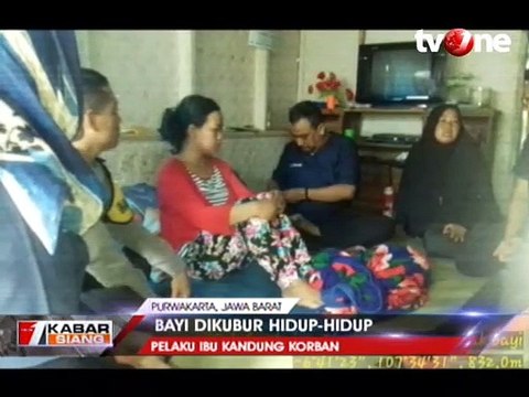 Ibu Depresi, Bayi Dikubur Hidup-hidup