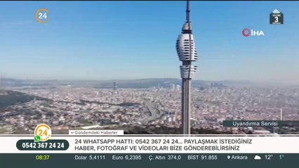 Çamlıca Kulesi'nde sona doğru