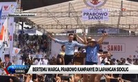 Ditemani AHY, Prabowo Subianto Kampanye di Lapangan Sidolig
