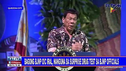 Bagong BJMP OIC Iral, nanguna sa surprise drug test sa BJMP officials