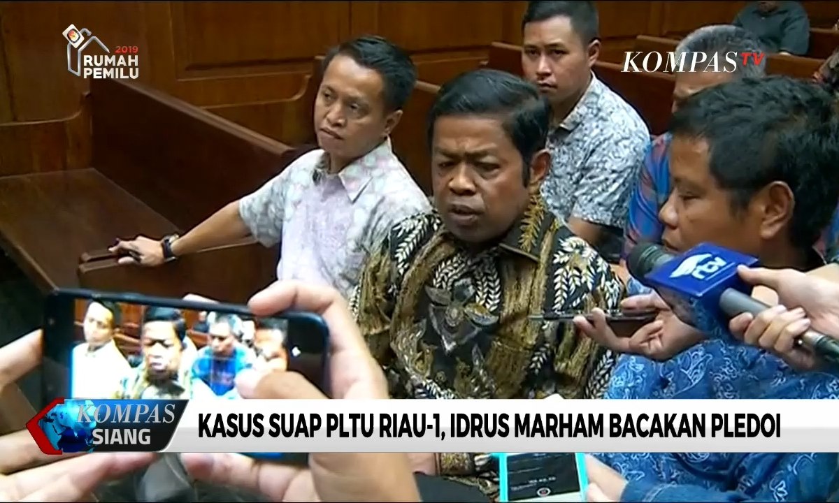 Kasus Suap PLTU Riau-1, Idrus Marham Siapkan 1.000 Halaman Nota Pembelaan