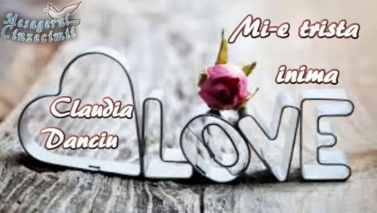 Claudia Danciu - Mi-e trista inima