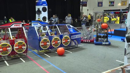 Türk liseleri New York'ta robot yarışmasında boy gösteriyor