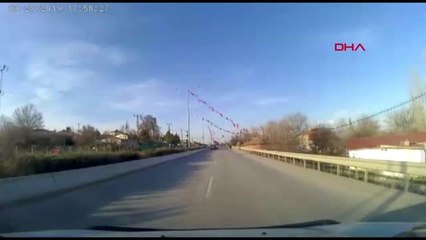 Kamyonetin İneğe Çarpması Kamerada