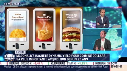 McDonald's rachète Dynamic Yield pour 300 millions de dollars - 27/03