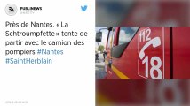 Près de Nantes. « La Schtroumpfette » tente de partir avec le camion des pompiers