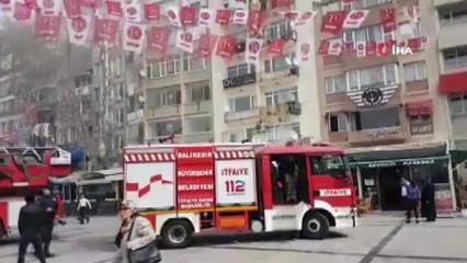 Soylu'nun miting yapacağı alanda yangın çıktı