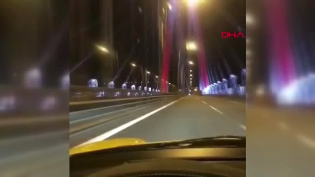 Yavuz Sultan Selim Köprüsü'nden 344 Kilometre Hızla Geçti