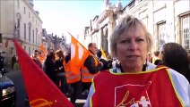 Manifestation à Dijon contre la remise en cause de normes dans le secteur de la petite enfance